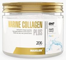 Marine Collagen Plus (Морской коллаген) 206 грамм (Maxler)_