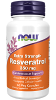 Resveratrol Extra Strength (Ресвератрол) 350 мг 60 вег капс (Now Foods)