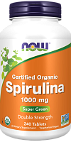 Spirulina 1000 mg (Спирулина 1000 мг) 240 табл (Now Food)