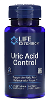 Uric Acid Control (Контроль уровня мочевой кислоты) 60 вег капсул (Life Extension)