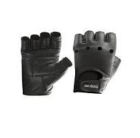 Перчатки черные кожа Be First