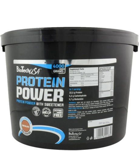 Протеин BioTechUSA Protein Power (4000 г) Протеин BioTechUSA Protein Power (4000 г)