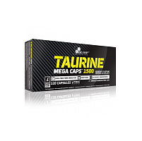 Taurine Mega Caps 1500 (Таурин) 120 капсул (Olimp) Поврежденная упаковка