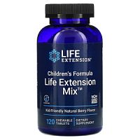 Childrens Formula (Детские Мультивитамины) 120 жевательных таблеток (Life Extension)