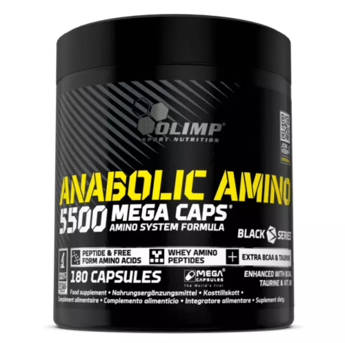 Аминокислотный комплекс Anabolic Amino 5500 mg MEGA CAPS 180 капсул (Olimp)