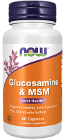 Хондропротектор Glucosamine & MSM 60 вег капсул (Now Foods)