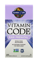 Garden of Life Vitamin Code RAW Prenatal (Витамины для беременных) 180 вег капсул