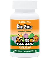 Kid Zinc (Цинк для детей) вкус натурального мандарина 90 пастилок (NaturesPlus)_