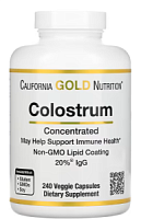 Colostrum (Молозиво) 240 вег капсул (California Gold Nutrition) срок 09/2025