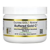 Buffered Gold C (некислый буферизованный витамин C в форме порошка) 238г (California Gold Nutrition)