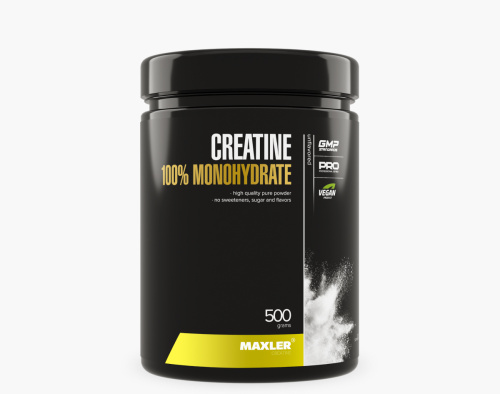 Creatine Monohydrate (Креатин Моногидрат) 500 г Банка (Maxler)