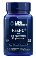 Fast-C and Bio-Quercetin Phytosome (СРОК 12/24) 60 вег таб (Life Extension)