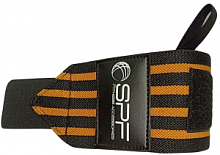Бинты спортивные кистевые SPF-45-7 черно-оранжевые (PowerSystem)