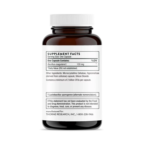 Bacillus Coagulans Probiotic 60 capsules (Thorne Research) фото 3