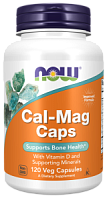 Cal-Mag Caps (Кальций и Магний) 120 вег капс (Now Foods)