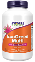 EcoGreen Multi Iron-Free 180 вег капсул (Now Foods)