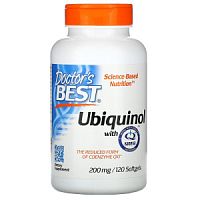 Ubiquinol with QH Kaneka 200 мг (Убихинол Канека) 120 мягких капсул (Doctor's Best)