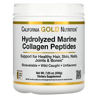 Hydrolyzed Marine Collagen Peptides 200 гр (California Gold Nutrition)