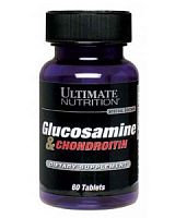 Glucosamine & Chondroitin 60 таблеток (Ultimate Nutrition)