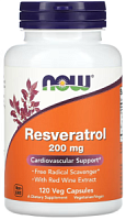 Resveratrol (Ресвератрол) 200 мг 120 капсул (Now Foods)