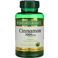 Cinnamon (Корица) 1000 мг 100 капсул (Nature's Bounty)