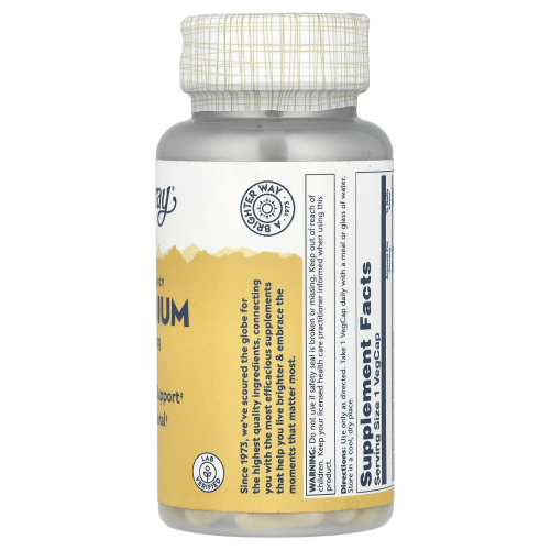 Selenium 200 mcg  (Селен 200 мкг) 100 вег капсул (Solaray) фото 6