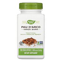 Pau D'Arco 1090 mg (Кора Муравьиного Дерева 1090 мг) 180 капсул (Nature's Way)