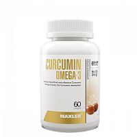 Curcumin Omega-3 60 мягких капсул (Maxler)