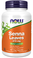Senna Leaves 470 mg (Лист Сенны 470 мг) 100 капсул (Now Foods)