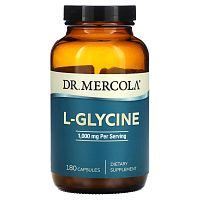 L-Glycine 500 мг 180 капсул (Dr. Mercola)