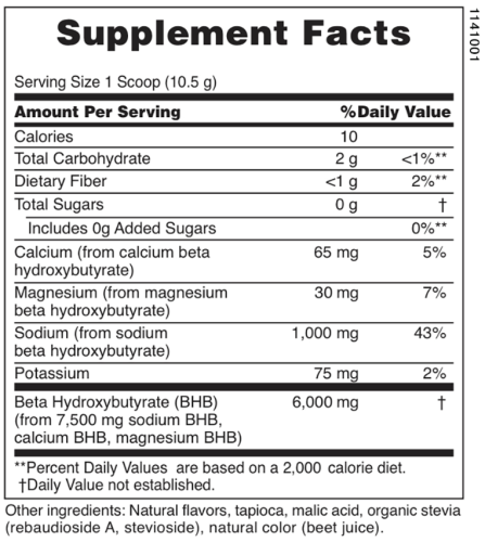 BHB Keto Living 210 g (Beta Hydroxybutyrate) (NaturesPlus) фото 2
