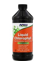 Liquid Chlorophyll (Жидкий Хлорофилл с Ароматом Мяты) 473 мл (Now Foods)