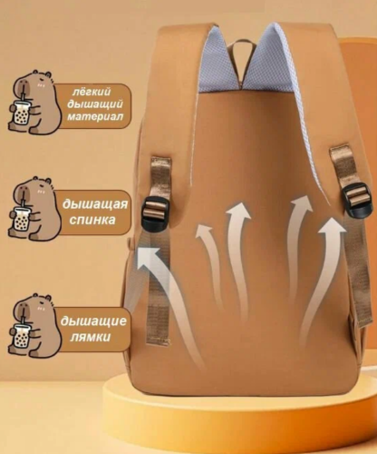 Рюкзак школьный, ранец капибара велком фото 11