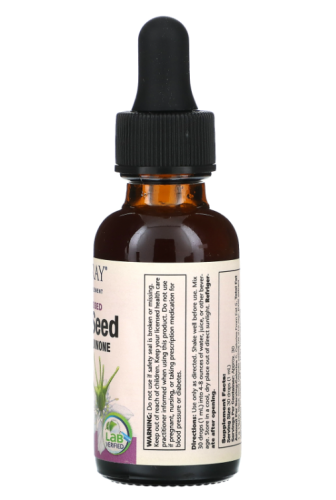 Black Seed Oil Cold Presse Срок 04.2025(Масло черного тмина холодного отжима) 30 мл (Solaray) фото 2