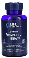 Optimized Resveratrol Elite (Ресвератрол) 60 вег капсул (Life Extension)