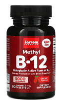 Methyl B-12 (Метил B-12) вишня 5000 мкг 90 жевательных таблеток (Jarrow Formulas)