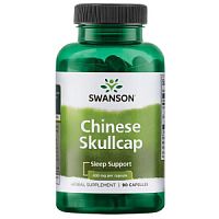 Chinese Skullcap Sleep Support 400 mg (Шлемник китайский) 90 капсул (Swanson)