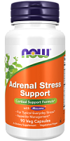 Adrenal Stress Support with Relora (Поддержка надпочечников) 90 вег капсул (Now Foods)