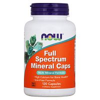 Full Spectrum Mineral Caps 120 вег капсул (Now Foods)