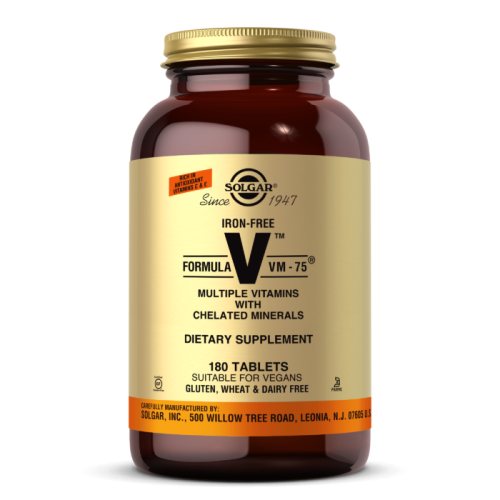 Formula VM-75 Iron Free 180 таблеток (Solgar)
