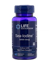 Sea-Iodine 1000 мкг (Йод) 60 вегетарианских капсул (Life Extension)