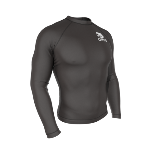 Regular Black Рашгард Мужской (Длинный Рукав) (ORSO)