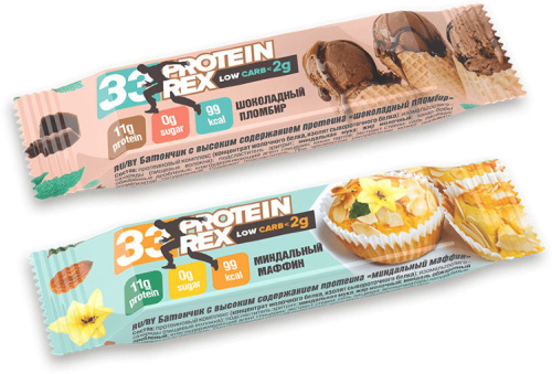 Батончик протеиновый GYM 33% 35 гр (Protein Rex) Батончик протеиновый GYM 33% 35 гр (Protein Rex)