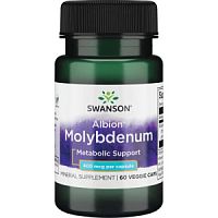 Molybdenum 400 mcg Albion (Хелатированный молибден 400 мкг) 60 вег капс (Swanson)