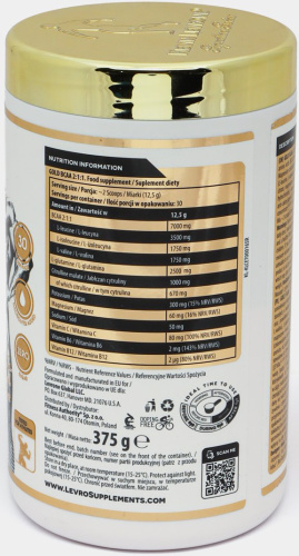 Gold BCAA 2:1:1 375 г (Kevin Levrone) фото 2