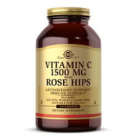 Vitamin C 1500 мг with Rose Hips (витамин C с плодами шиповника) 180 таблеток (Solgar)