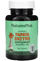 Chewable Papaya Enzyme (Жевательные Ферменты Папайи) 180 таблеток (NaturesPlus)