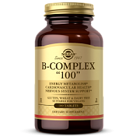 B-Complex "100" (Комплекс B-100) 100 таблеток (Solgar)