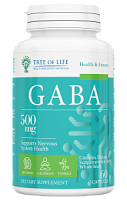 GABA 500 мг (ГАМК) 60 капсул (Tree of Life)