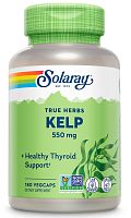 Kelp 550 mg (Йод 550 мг ламинария) 180 вег капсула (Solaray)